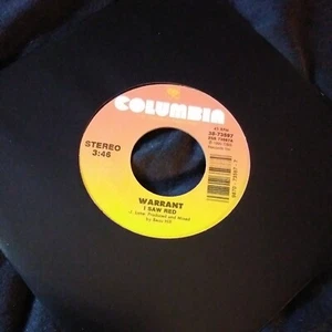 Warrant - I Saw Red 7" EXCELLENT CONDITION - Imagen 1 de 2