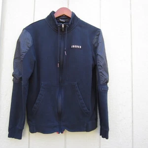 Giacca Nike Uomo M Nera 6 VI Retro Infrarossi Zip Abbigliamento Sportivo 2014 Air Jordan Log - Foto 1 di 19