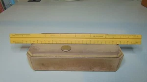 HOLZ BIRNBAUM GRAMERCY DREIECKIG ZEICHNER LINEAL MADE IN W-GERMANY - Bild 1 von 12