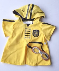 BUILD A BEAR Harry Potter Yellow Hufflepuff Quidtch Outfit With Glasses BNWT - Picture 1 of 10