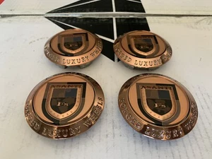 Asanti Wheels Caps Ross Gold New Style  Made By ASANTI#LG0607-25 Size 75 MM (4) - Picture 1 of 5