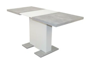 Auszugtisch 100-150 cm Betonoptik grau/weiß Esstisch Esszimmertisch ausziehbar - Bild 1 von 8