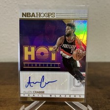 2016-17 Panini NBA Hoops Hot Signatures Allen Crabbe #6 Auto