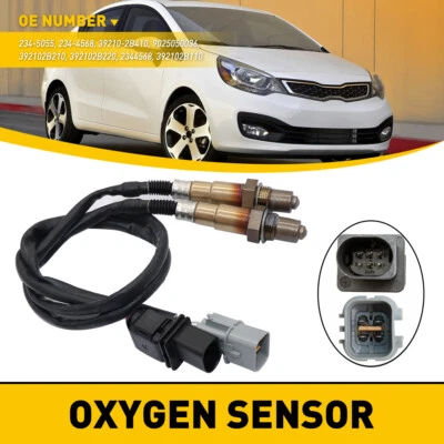 2Pcs Sensor O2 For Oxygen 2012-2018 Kia Soul 1.6L NON TURBO Upstream+Downstream - Изображение 1 из 4