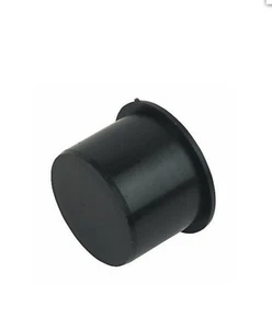 FloPlast WP30B Push Fit Waste Socket Plug Black 34mm - Picture 1 of 3