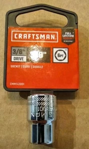 NEW Craftsman CMMT 43001 3/8" Drive 3/8" Shallow Socket 6 Pt SAE USA - Bild 1 von 3