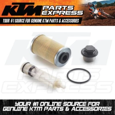 NEW OEM KTM OIL FILTER SERVICE KIT 200 DUKE 2020 2021 2022 2023 90138015010 - Image 1 of 4