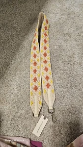 Anthropologie Geo Beaded Bag Croosbody Strap Boho Festival Hippie Travel - Picture 1 of 5
