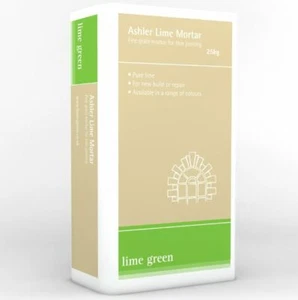 Lime Green Ashlar Mortar 25kg Pre Mixed Lime Mortar For Fine Joints Chalk White  - Picture 1 of 1