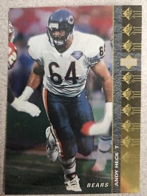 Andy Heck Chicago Bears Upper Deck 1994 SP NFL #149 - Image 1 of 2