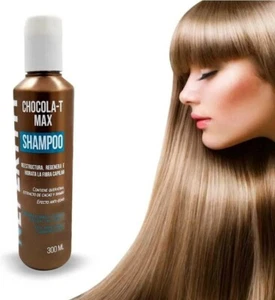  Shampoo Chocolat Max Nefertiti Regenera e Hidrata Tu Cabello, contiene Keratina - Picture 1 of 6
