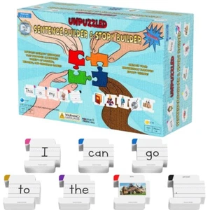Sentence & Story Building: 2 in 1 Game for Speech, Writing, Reading, Sequencing - Picture 1 of 7