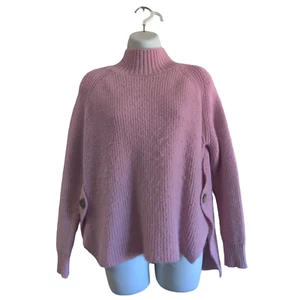 Pre-Owned Pink Turtle Neck Sweater Juniors Medium #1262 - Picture 1 of 5