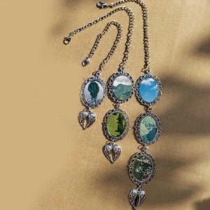 Graduation Hat Tassels Memorial Photo Charm Pendant Oval Antique Photo Charm - Picture 1 of 11