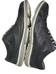 Mens FootJoy Golf Shoes Vintage Lace Up Black Leather Size US 8M LoPro 97313 J3N - Picture 1 of 8