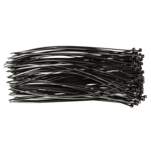 Bridas 2,5 x 200 mm, 100 piezas., negro - Imagen 1 de 2