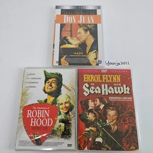 Adventures of Don Juan + The Adventures of Robin Hood + The Sea Hawk (3-DVD Lot) - Picture 1 of 7