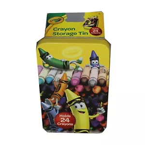 Crayola Scatola di Latta Portaoggetti Contiene 24 Pastelli Carini - Foto 1 di 1