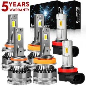 For Toyota Camry 2007-2014 LED Headlight Bulbs High / Low Beam + Fog Light V15QC - Picture 1 of 17