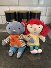 The Adventures Of Abney And Teal Ragdoll Soft Toys Plush-Ragdoll- CBeebies X2