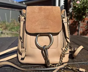 Authentic Chloé Faye Backpack Mini Bag - Picture 1 of 21