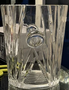 "Cubo de hielo enfriador de champán de cristal transparente corte pesado vintage de 10+ libras 9x8""" - Imagen 1 de 10