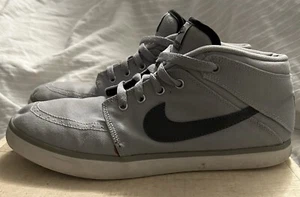Nike Suketo Mid Top 2012 Gray Canvas 525309-001 Size 10 - Picture 1 of 11
