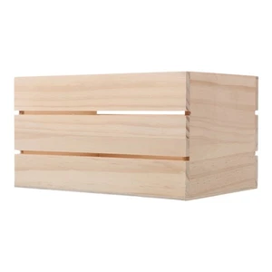 Caja de almacenamiento de madera contenedor rústico cesta de escritorio mini cestas contenedores - Imagen 1 de 12