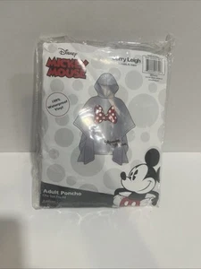 Disney Mickey Mouse, Youth Rain Poncho, Viny, Reusable, New Jerry Leigh One Size - Picture 1 of 4