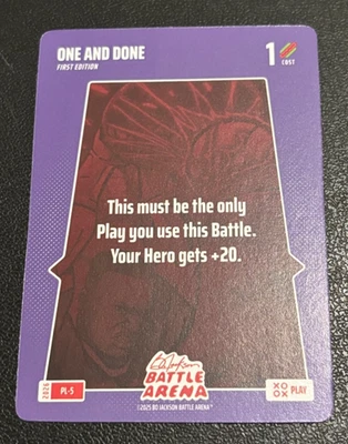 2026 Bo Jackson Battle Arena One And Done Play Card SSP PL-5 - Image 1 of 2