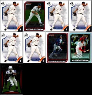 2008 Bowman Chrome (9) Card Lot - LIMITED EDITION – RARE GEM - Image 1 of 2