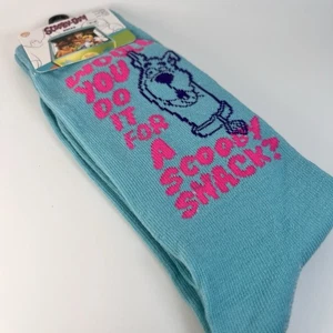 Scooby-Doo Scooby Snack Crew Socks Unisex Adult Sz6-12 Retro Classic Cartoon NWT - Picture 1 of 5