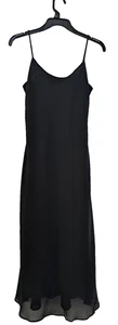 Vestido largo sin cordones negro vintage para mujer Hampton Nites talla 4 - Imagen 1 de 14