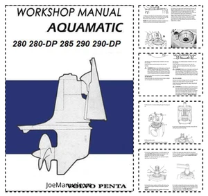 Volvo Penta 280 285 290 SP DP Drives Workshop Manual - Picture 1 of 1