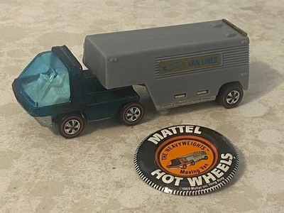 VINTAGE HOT WHEELS REDLINE 1969 MOVING VAN HEAVYWEIGHT HK 1-OWNER BADGE NICE!! - Image 1 of 4