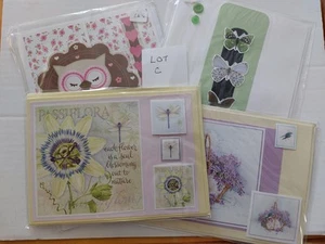 Job Lot of 4  handmade cards, for  various occasions (blank inside)  Lot C - Picture 1 of 5