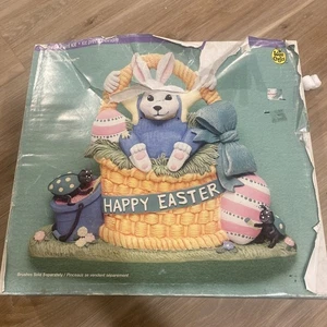 Wee Crafts Happy Easter Plaque Ready To Paint Kit New In Open Box #21419 - Picture 1 of 8
