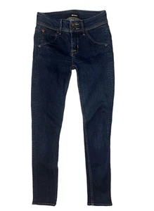 Hudson Damen Größe 24 Blau Dunkle Waschung Niedriger Bund Collin Klappentasche Skinny Jeans - Bild 1 von 6
