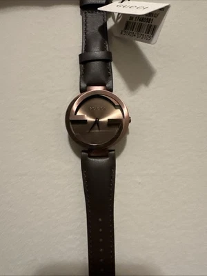 Reloj de pulsera Gucci Interlocking G 37 mm para mujer - marrón Foto 1 de 4