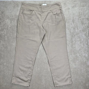 Time And Tru Damen Beige Relaxed Fit Pull On Ankle Hose Größe 20 mit Taschen Neu - Bild 1 von 20