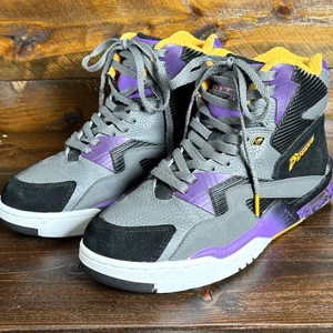 British Knights Dymacel Prendas para el torso altas Gamuza Talla 9 Zapatos Raros Púrpura/Naranja C30-1E4 - Imagen 1 de 16