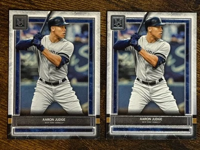 2 Card LOT 2020 Topps Museum Collection Aaron Judge #12 Yankees - Image 1 of 2