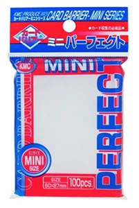 BARRERA DE TARJETAS KMC 100 AJUSTE PERFECTO MINI TAMAÑO MANGAS SUAVES para Yu-Gi-Oh 60x87mm Envío gratuito - Imagen 1 de 3