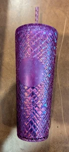 Starbucks - Diamond Jewel Tumbler Iridescent Jeweled Taffy Pink - 24 Oz New - Picture 1 of 3