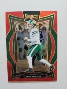 2024 Panini Select Aaron Rodgers Concourse Red Prizm /99 Jets #40 - Bild 1 von 2