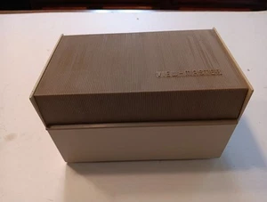 Vintage View Master Library/Storage Box Brown & Tan - Picture 1 of 6