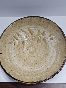 Pepper Creek Pottery A.B. Davis - 10 1/2 Blatt Design Schale, signiert - wunderschön - Bild 1 von 4