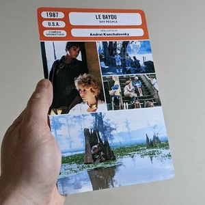 "SHY PEOPLE" (1987) Collectable French Film Card Barbara Hershey Tangerine Dream - Picture 1 of 3