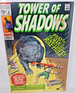 TOWER OF SHADOWS #6 1970 Marvel Horror 8.5 Marie Severin Cover Art - Picture 1 of 1