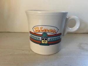 Fiestaware Exclusive Macy's DINER Mug Ring Handle White RARE - Picture 1 of 5